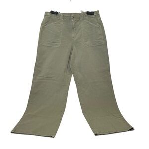 American Eagle Green Stove Pipe Stretch Real Good Pants Size 14